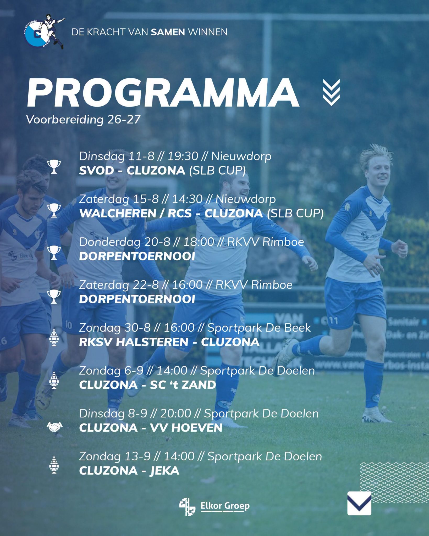Cluzona-1 voorbereiding 2026-2027