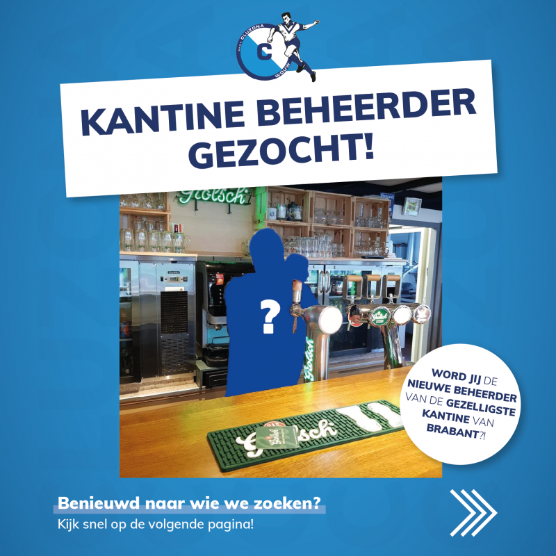 Kantinebeheerder gezocht