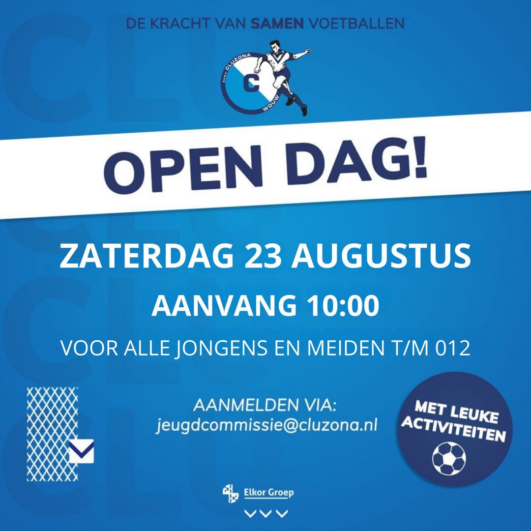 Open Dag Zaterdag 23 augustus 2025