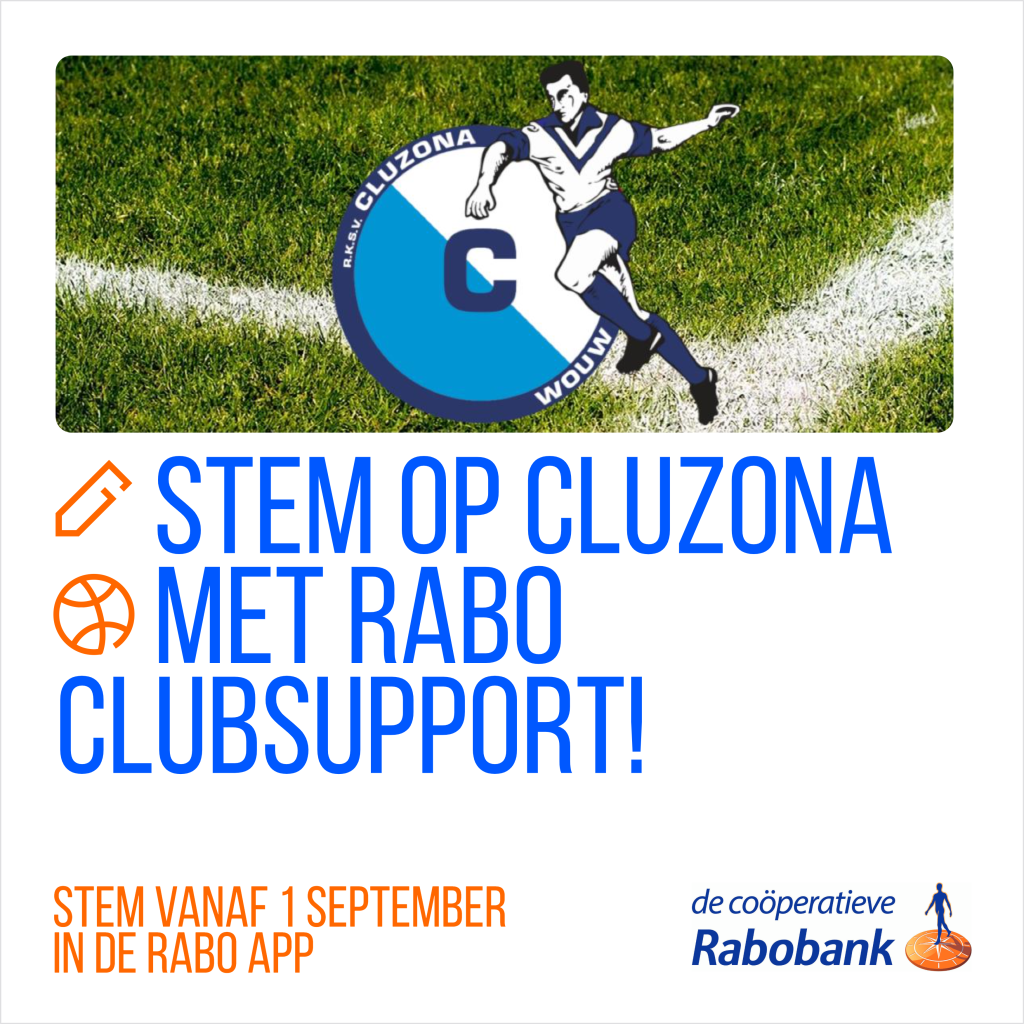 Stem op Cluzona met Rabo Clubsupport